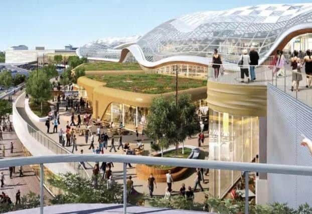 The proposed leisure hall extension to Meadowhall has been approved.