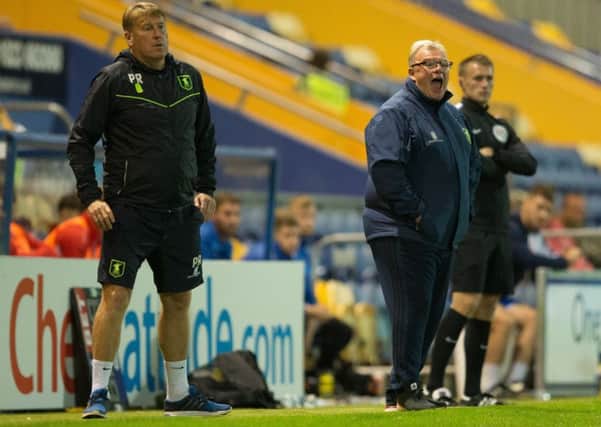 Mansfield vs Lincoln - Mansfield Town manager Steve Evans - Pic By James Williamson