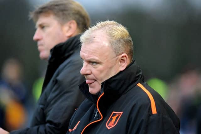 Mansfield Town manager, Steve Evans.