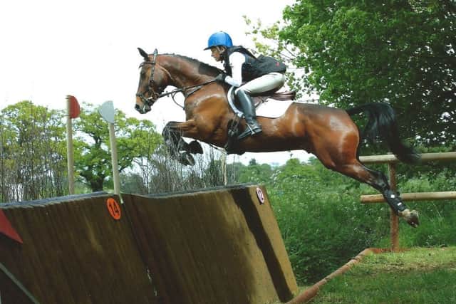 Rider Jacky Beavan on her horse, Chico. (PHOTO BY: Julian Shearwood).