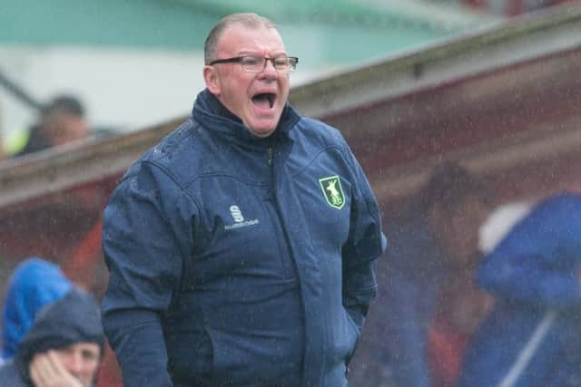Mansfield Town boss Steve Evans. Photo: James Williamson
