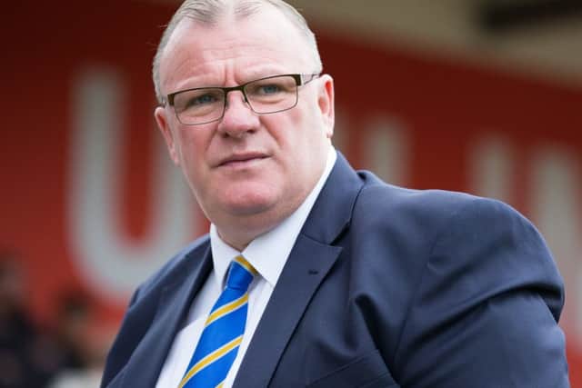 Lincoln City v Mansfield Town - Mansfield Town manager Steve Evans - Pic By James Williamson