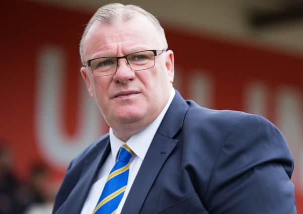 Lincoln City v Mansfield Town - Mansfield Town manager Steve Evans - Pic By James Williamson