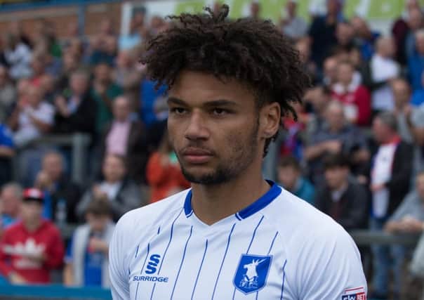 Lee Angol of Mansfield Town - Pic By James Williamson