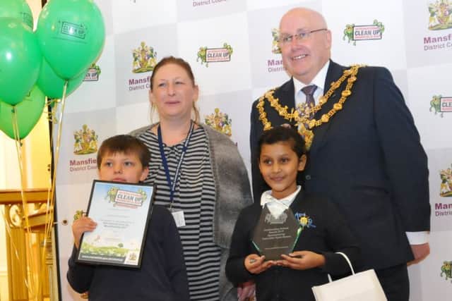 Children from Asquith Primary and Nursery School, which won the Outstanding School Award.