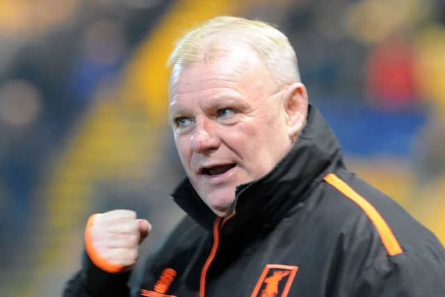 Mansfield Town manager Steve Evans.