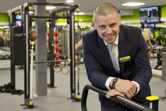 Manager Martin Atkins in the new gym at Mansfield's Bannatyne Health Club and Spa. (PHOTO BY: Matt Roberts)