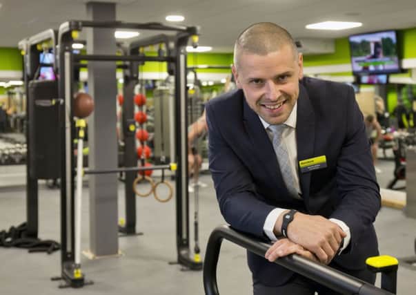 Manager Martin Atkins in the new gym at Mansfield's Bannatyne Health Club and Spa. (PHOTO BY: Matt Roberts)