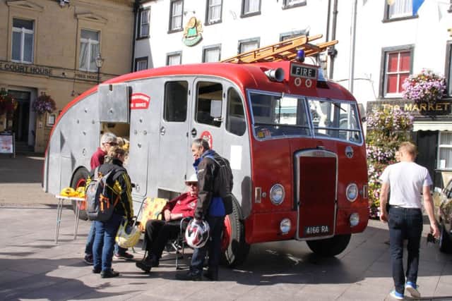 A vintage fire-engine, which will be among the vehicles on display at the second Mansfield Car Show.