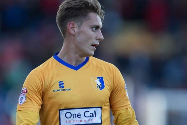 Mansfield Town vs Swindon Town - Danny Rose of Mansfield Town - Pic By James Williamson