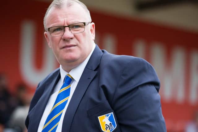 Mansfield Town manager Steve Evans - Pic By James Williamson