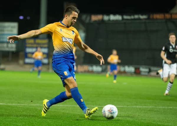 Jack Thomas of Mansfield Town - Pic By James Williamson