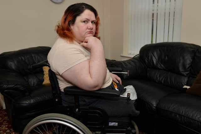 Sarah Meakin has been refused an electric wheelchair by the NHS