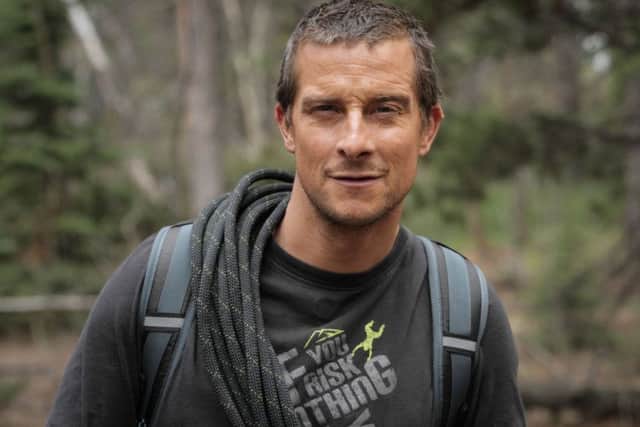 Bear Grylls, star of the reality TV show, 'The Island'.