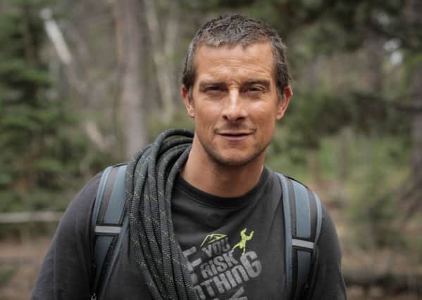 Bear Grylls, star of the reality TV show, 'The Island'.