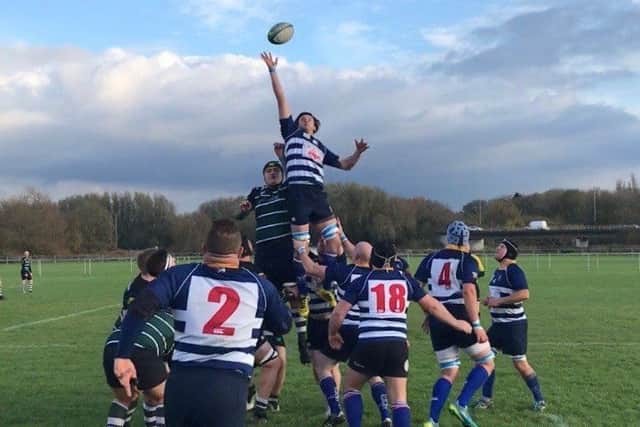 Action from Mansfields disappointing 43-15 defeat at Birstall in the Midlands 3 East (North) division.