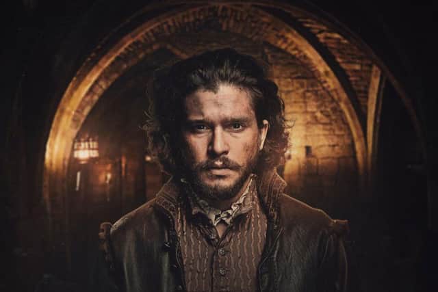 Kit Harington stars in the new BBC drama Gunpowder. Photo - BBC.