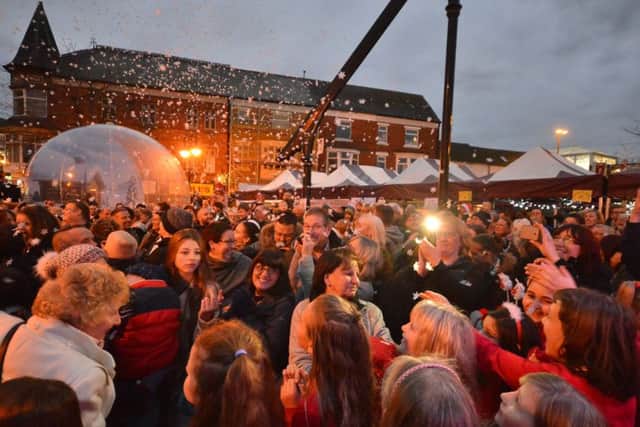 Ashfield residents enjoying some festive fun.