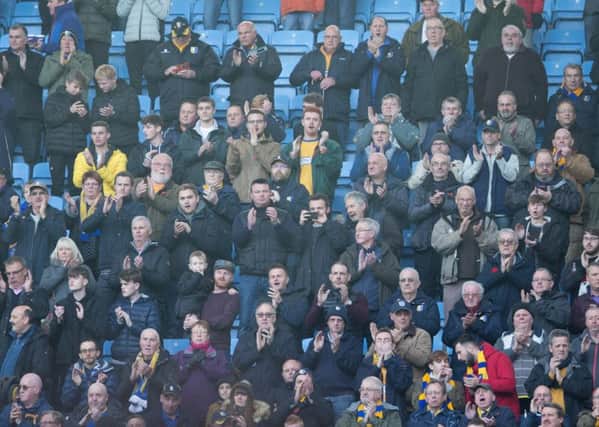 Coventry City vs Mansfield Town - Mansfield Fans at Coventry - Pic By James Williamson