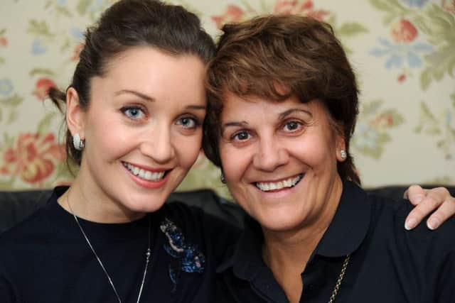 International signing star Carly Paoli with her mum Tina at her Berry Hill home.