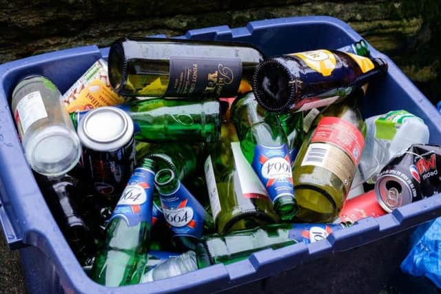 Glass waste can be a problem if it is put in the wrong bin.