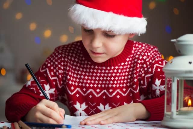 Santa's helpers - The Royal Mail - are urging youngsters to write to Santa before December 8.