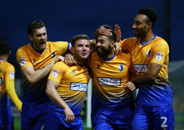 Mansfield Town on the march? Photo by Leila Coker / PRiME Media Images.