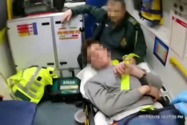 Scroll down to see the grim video.