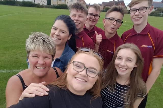 Staff and volunteers at Clipstone Youth Club.