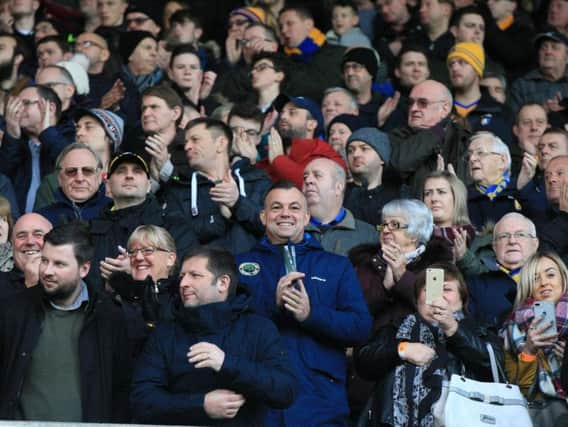 Stags fans at the One Call on Sunday