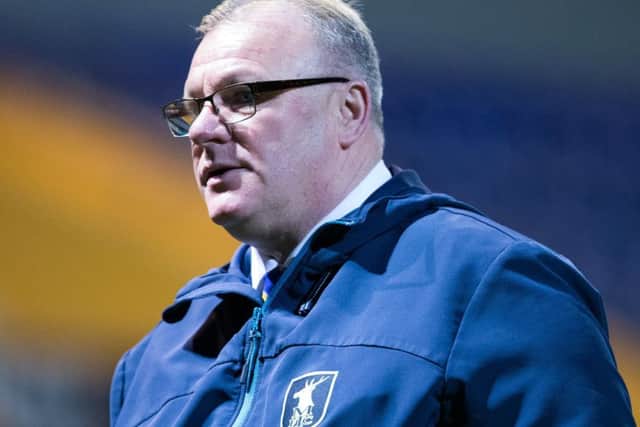 Mansfield Town manager Steve Evans - Pic By James Williamson