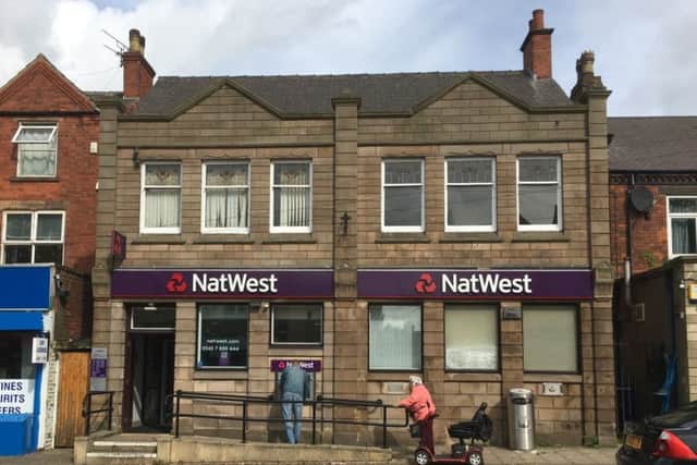 The former Natwest branch in Kirkby
