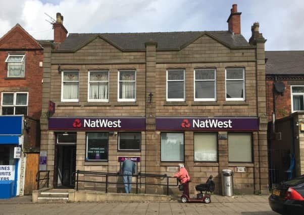 The former Natwest branch in Kirkby