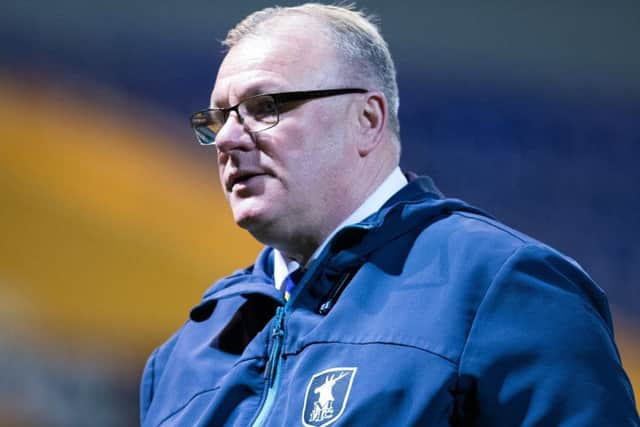 Mansfield Town manager Steve Evans - Pic By James Williamson