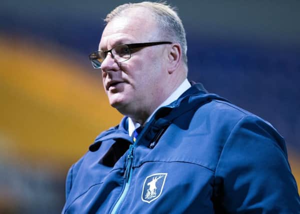 Mansfield Town manager Steve Evans - Pic By James Williamson