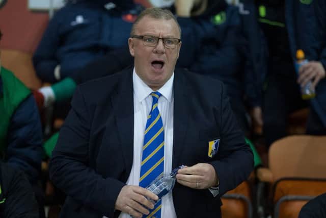 Blackpool vs Mansfield Town - Mansfield Town manager Steve Evans - Pic By James Williamson