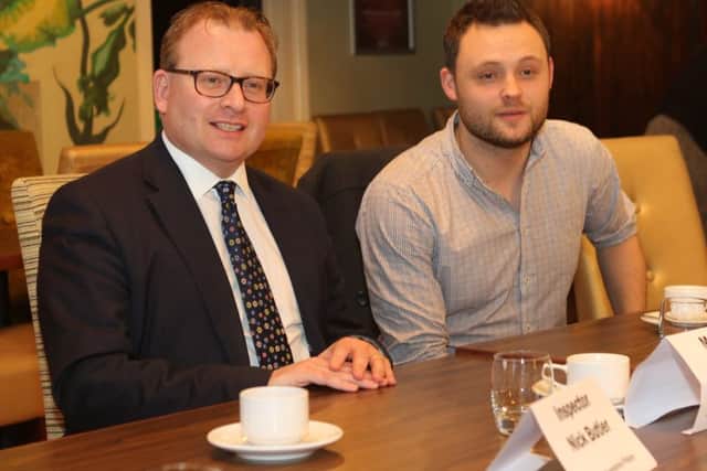 Minister for the homeless Marcus Jones joined MP Ben Bradley for the last of his four meetings with local community leaders