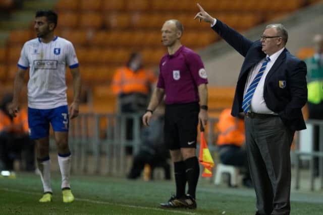 Mansfield Town manager Steve Evans - Pic By James Williamson