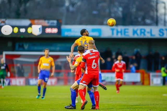 Mansfield Town's Hayden White : Photo by 'The Bigger Picture'