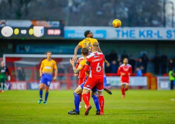 Mansfield Town's Hayden White : Photo by 'The Bigger Picture'