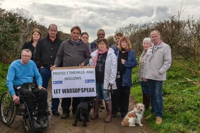 Residents of Warsop voice their concerns regarding plans to build new housing