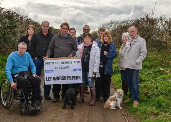 Residents of Warsop voice their concerns regarding plans to build new housing