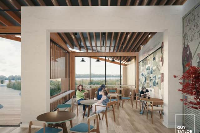 The plan for the new interior.