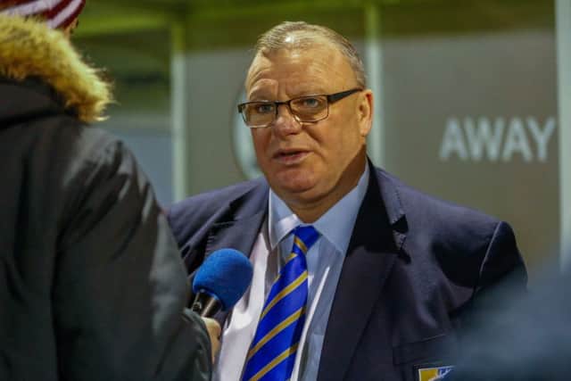 Mansfield Town's Steve Evans : Photo by 'The Bigger Picture'