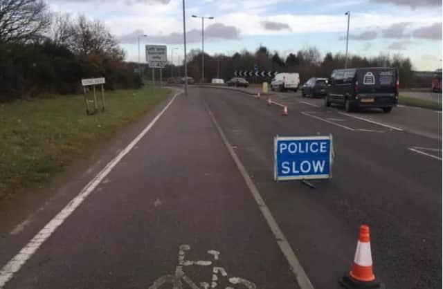 A man has been arrested after the A617 was closed for five hours near Rainworth between Southwell Road West and Kirklington Road