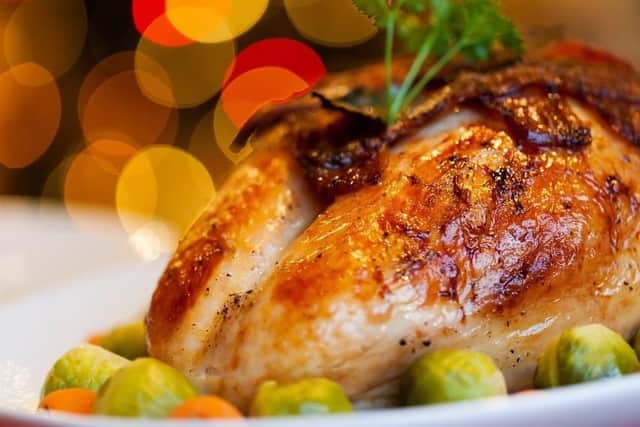 The prison service said the festive menus were prepared at no extra cost.