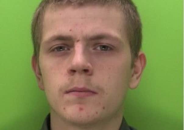 Pictured is Joseph Holt, 21, of Dalestorth Street, Sutton-in-Ashfield, who has been jalied after he admitted two counts of criminal damage, failing to surrender to court, breaching a community order and theft.