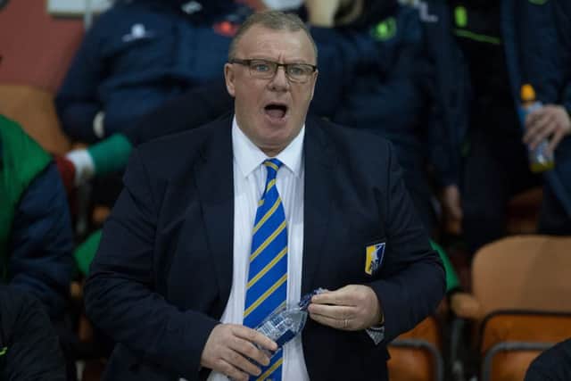 Mansfield Town manager Steve Evans - Pic By James Williamson