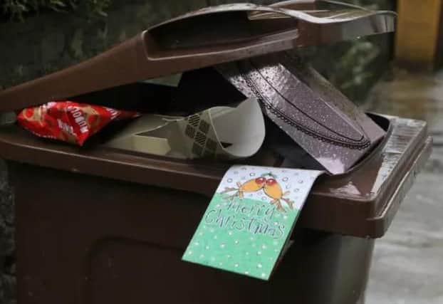 Bin collection dates will change over the festive period.