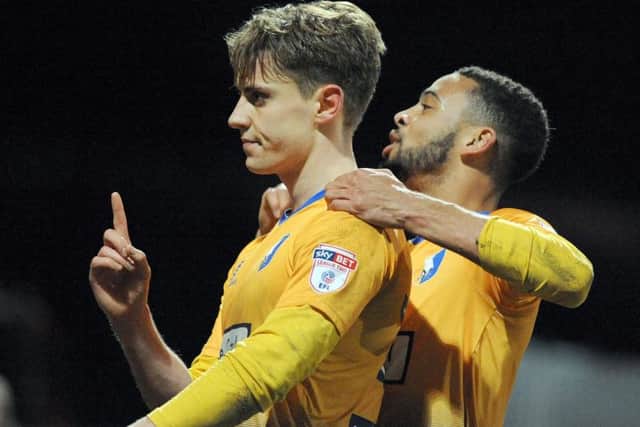 Danny Rose celebrates his winner. Photo by Anne Shelley.